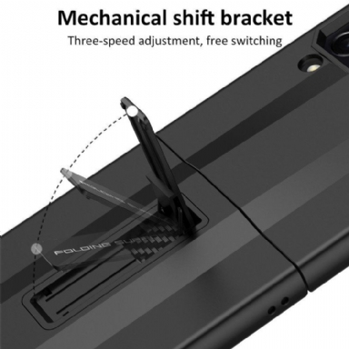 Folio-fodral Skal Samsung Galaxy Z Flip 4 Läderfodral Gkk Integrated Support