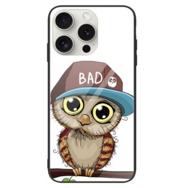 Skal iPhone 16 Pro Max Bad Owl Härdat Glas