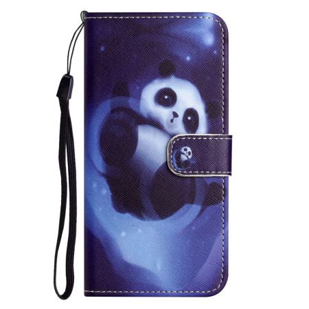 Skyddsfodral iPhone 16 Pro Max Space Panda Strap