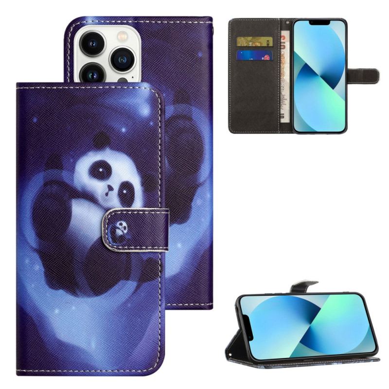 Skyddsfodral iPhone 16 Pro Max Space Panda Strap