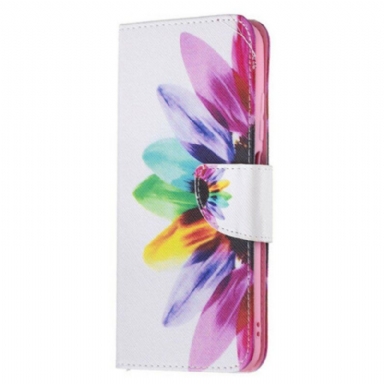 Fodral Xiaomi Redmi Note 10 5G Akvarell Blomma