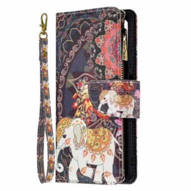 Fodral Xiaomi Redmi Note 10 5G Elephant Zip-ficka