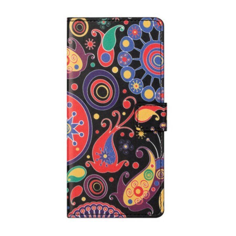 Läderfodral Xiaomi Redmi Note 10 5G Galaxy Design