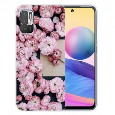 Mobilskal Xiaomi Redmi Note 10 5G Intensiva Blommor