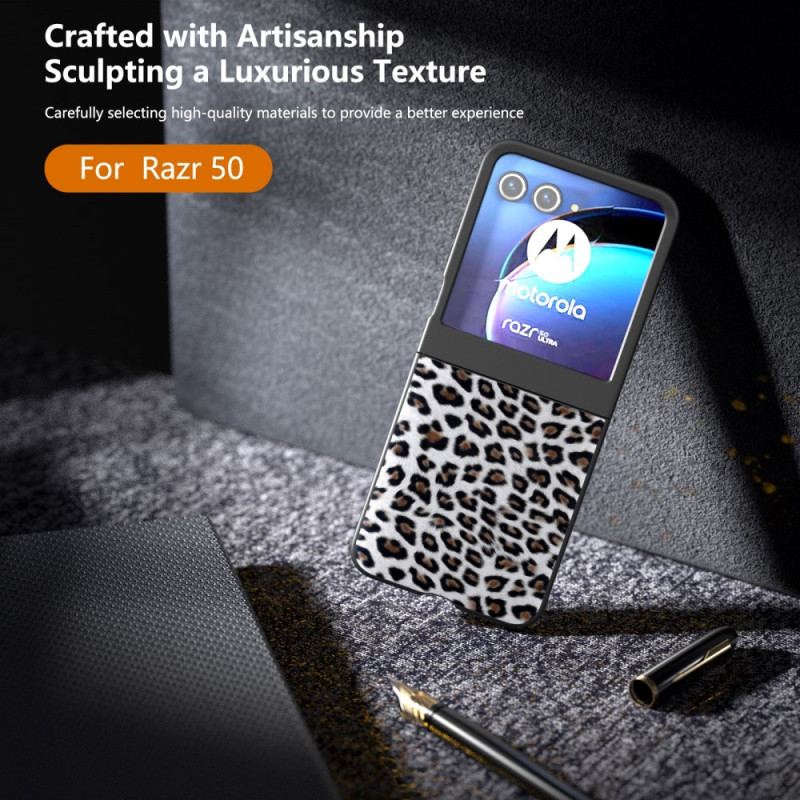 Skal Motorola Razr 50 Leopard