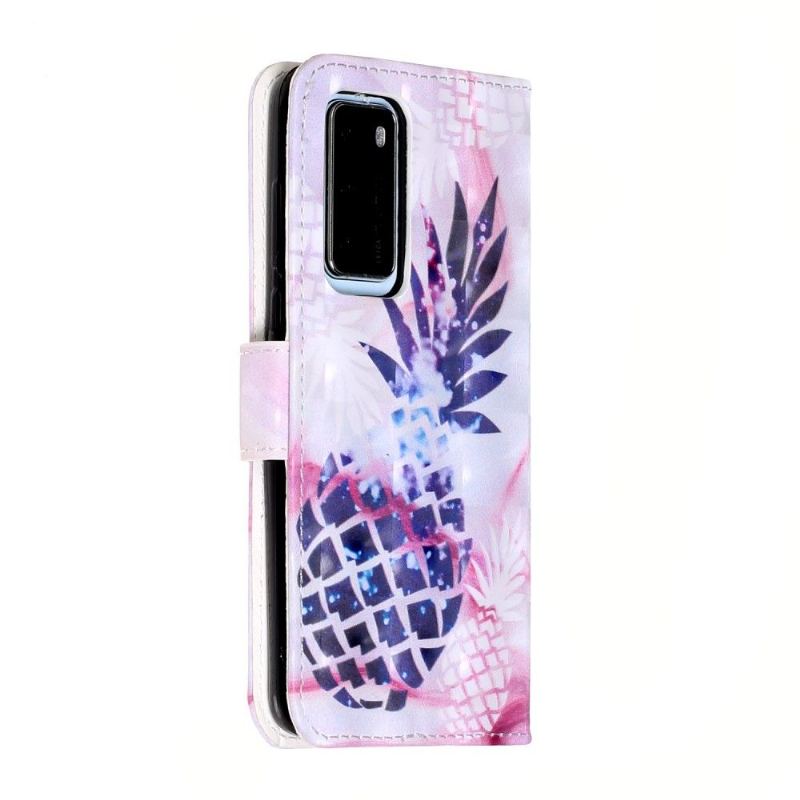 Fodral För Huawei P40 Pro Hemming Mosaik Ananas