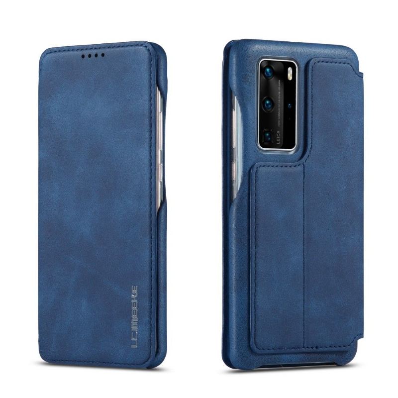 Folio-fodral För Huawei P40 Pro Läderfodral Konstläder