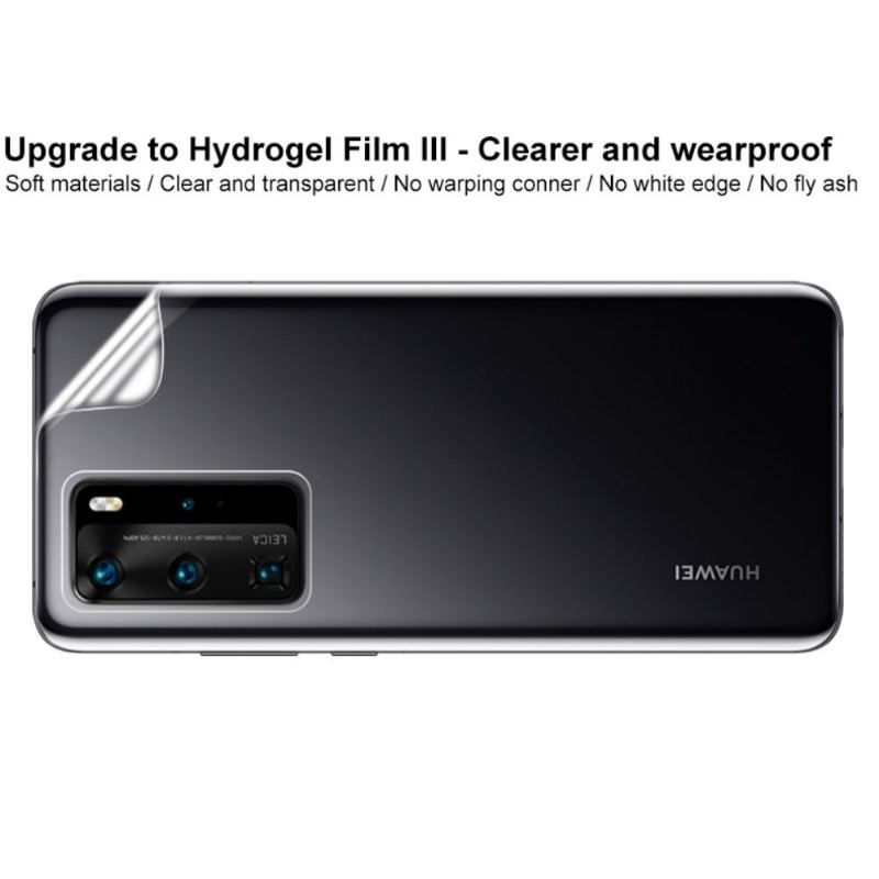 Huawei P40 Pro - 2 Hydrogel Ryggskyddsfilmer