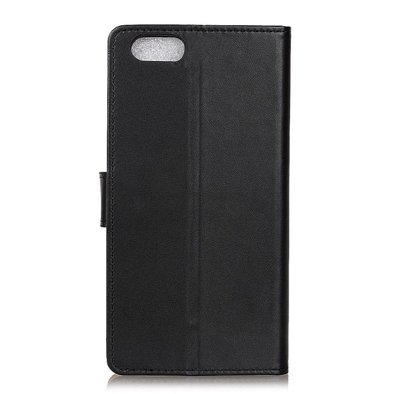 Fodral Case För iPhone 7 / 8 / SE (2020) Basic Konstläder - Svart