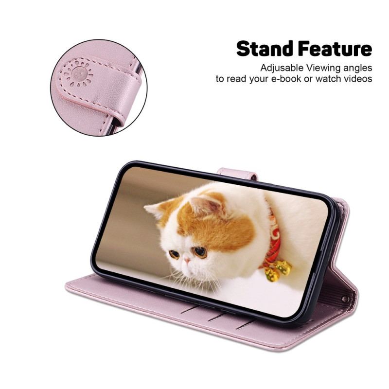 Fodral Samsung Galaxy A16 5g Rfid Protection Cat Scene