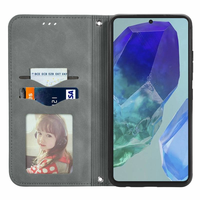 Folio-fodral För Samsung Galaxy A16 5g Mockastil