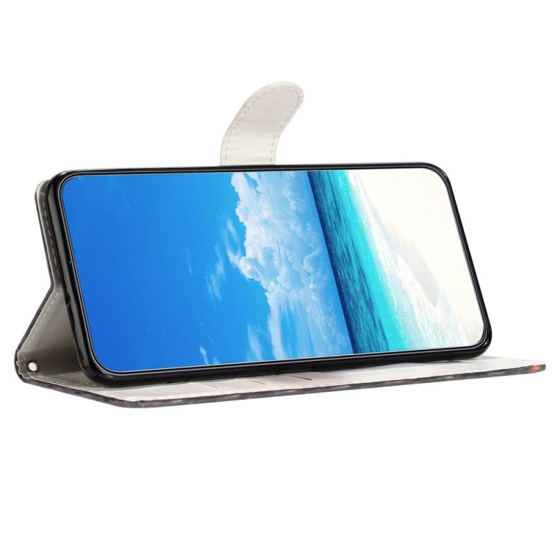 Läderfodral Samsung Galaxy A16 5g Telefonfodral 3d Uggla