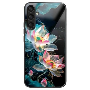 Skal Samsung Galaxy A16 5g Telefonfodral Blommor I Härdat Glas