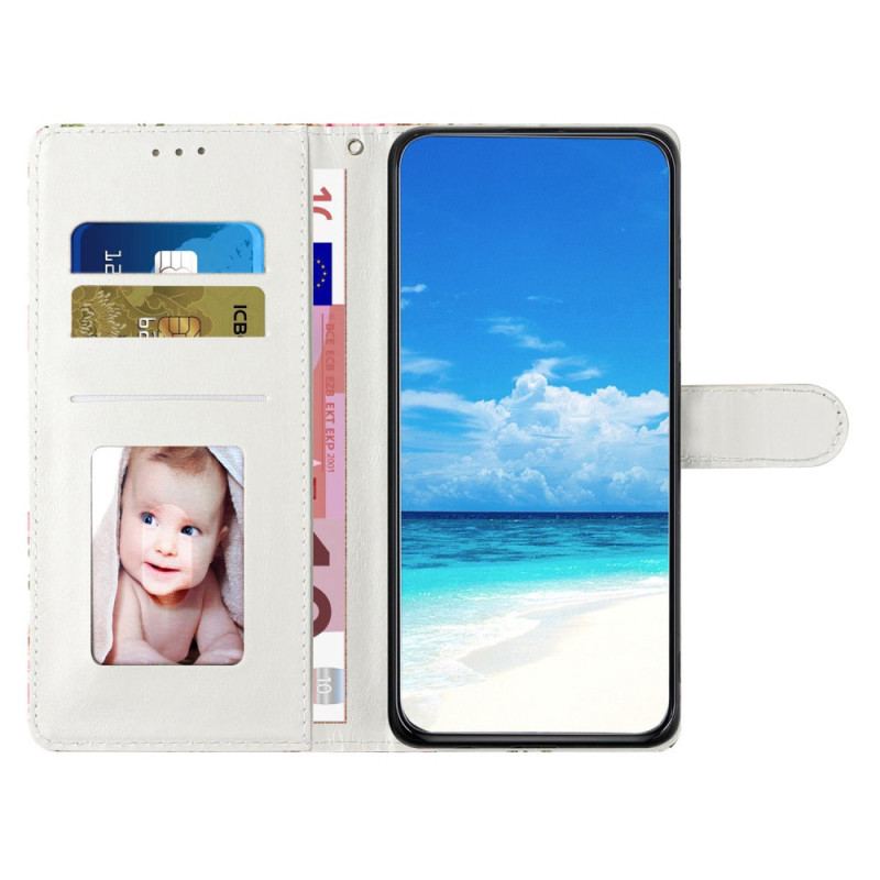 Skyddsfodral Samsung Galaxy A16 5g Lila Blommönster