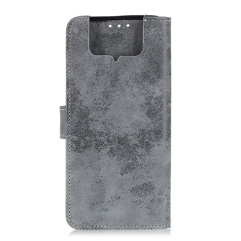 Fodral Case För Asus Zenfone 7 / Zenfone 7 Pro Fallskydd Cyrius Konstläder Vintage