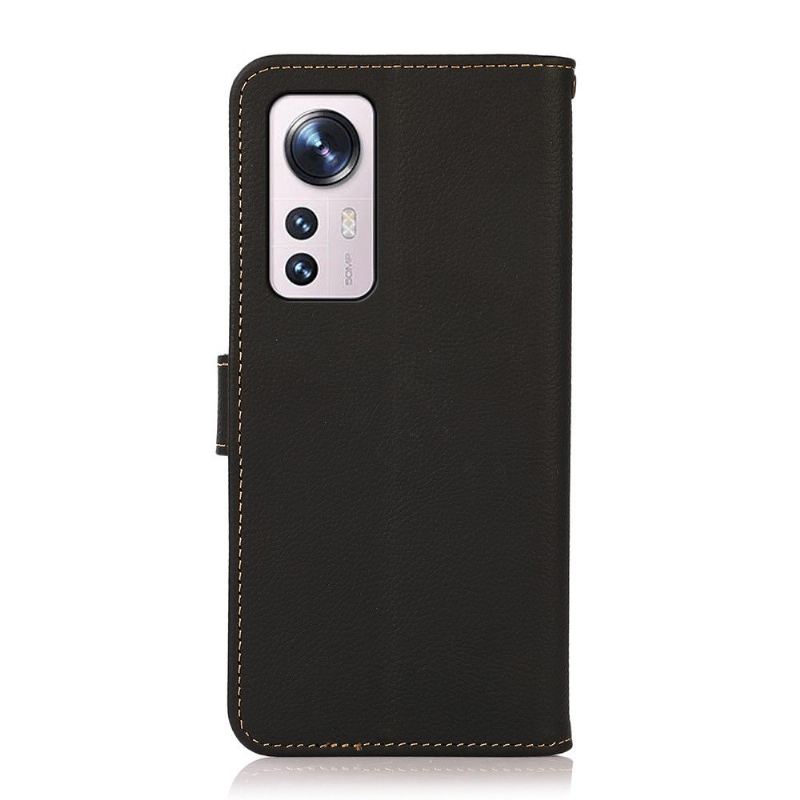 Fodral För Xiaomi 12 Hemming Khazneh Classic Läder