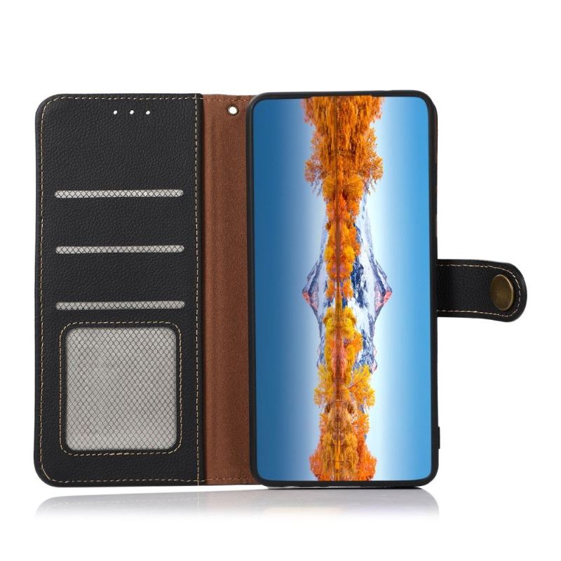 Fodral För Xiaomi 12 Hemming Khazneh Classic Läder
