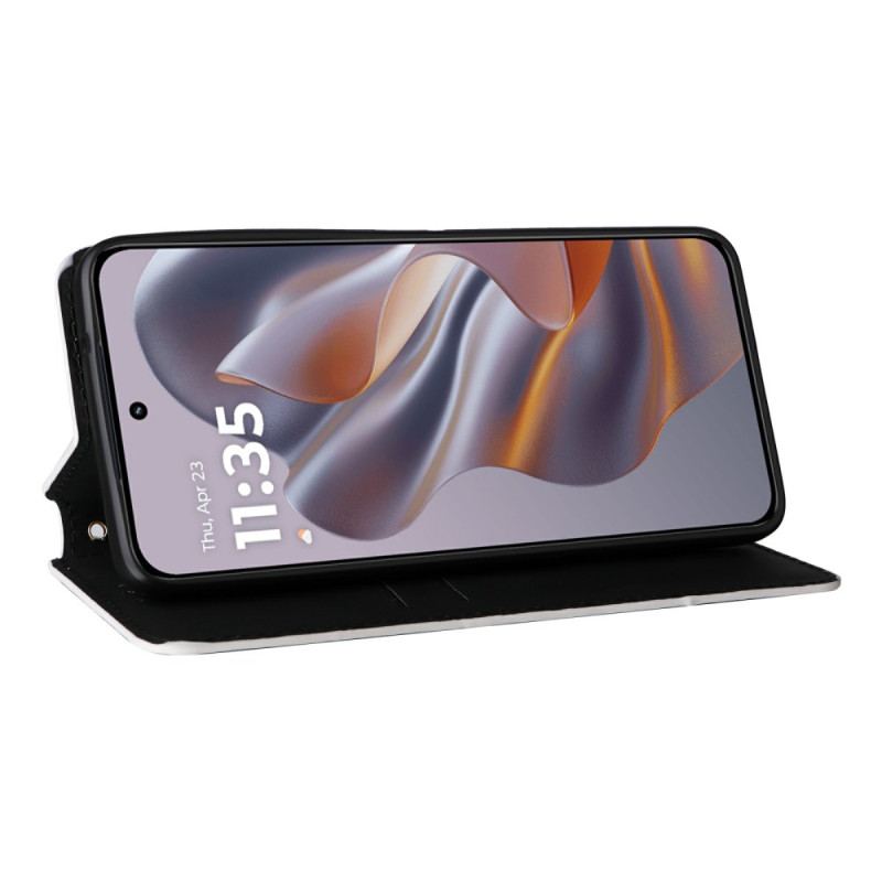 Folio-fodral Motorola Edge 50 Neo 3d-kuber