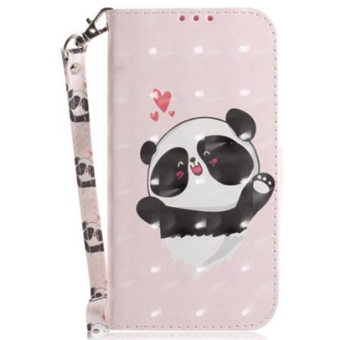 Fodral Samsung Galaxy S24 Fe Panda Love With Strap