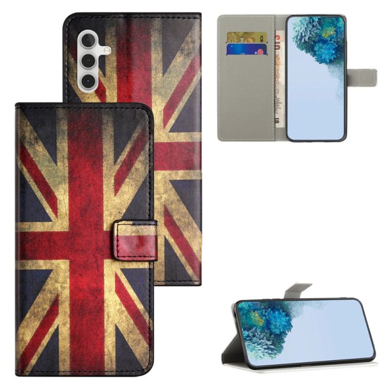 Samsung Galaxy S24 Fe Med Union Jack-mönster