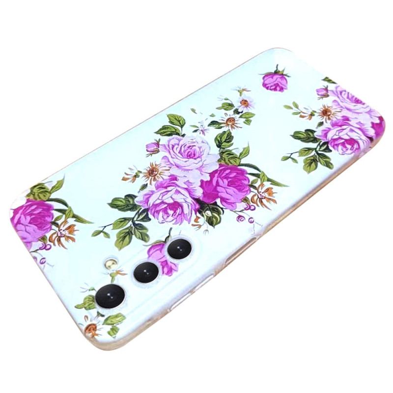 Skal Samsung Galaxy S24 Fe Rosa Blommor