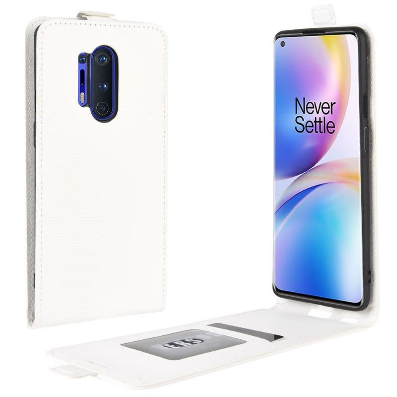 Fodral För OnePlus 8 Pro Folio-fodral Vertikal Konstläder