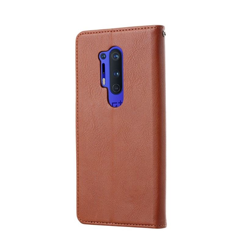 Folio-fodral För OnePlus 8 Pro Fallskydd Stand Case Korthållare