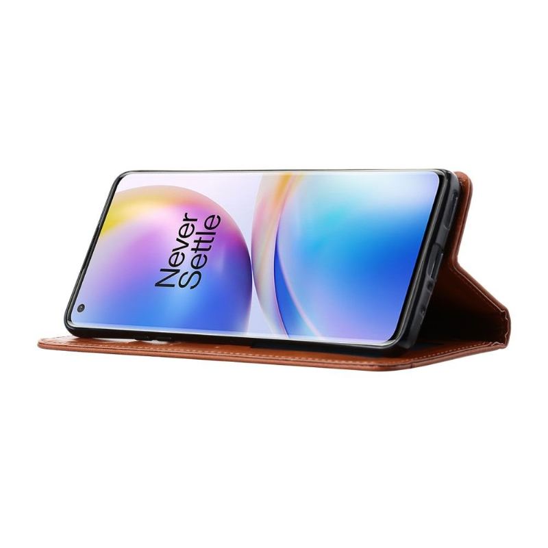 Folio-fodral För OnePlus 8 Pro Fallskydd Stand Case Korthållare