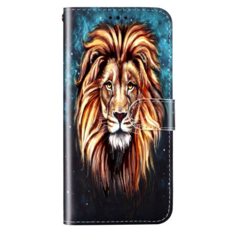 Fodral Samsung Galaxy S23 Plus 5G Med Kedjar Lanyard Lion