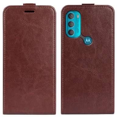 Fodral Moto G71 5G Folio-fodral Vikbar Retro