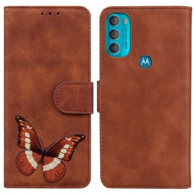 Fodral Moto G71 5G Skin-touch Butterfly