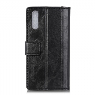 Fodral Case För Sony Xperia L3 Premiumläder Med Nitar