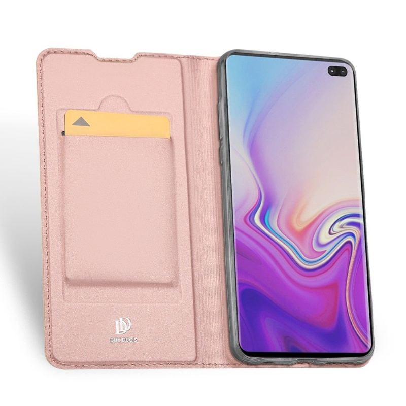 Fodral För Samsung Galaxy S10 Plus Affärsimitation