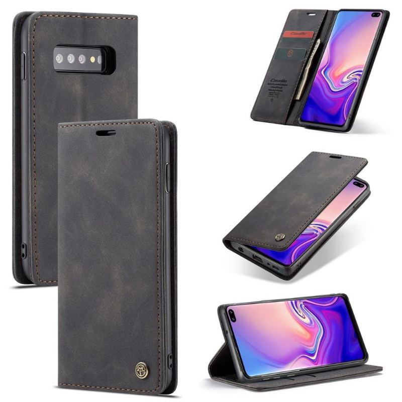 Fodral För Samsung Galaxy S10 Plus Premium Konstläder