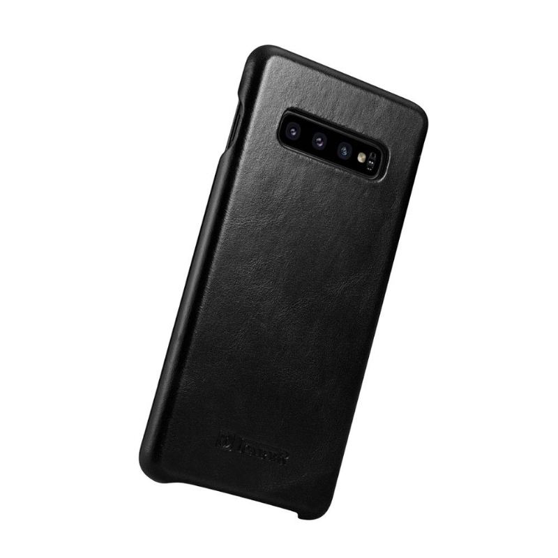 Fodral För Samsung Galaxy S10 Plus Vintage Äkta Läder