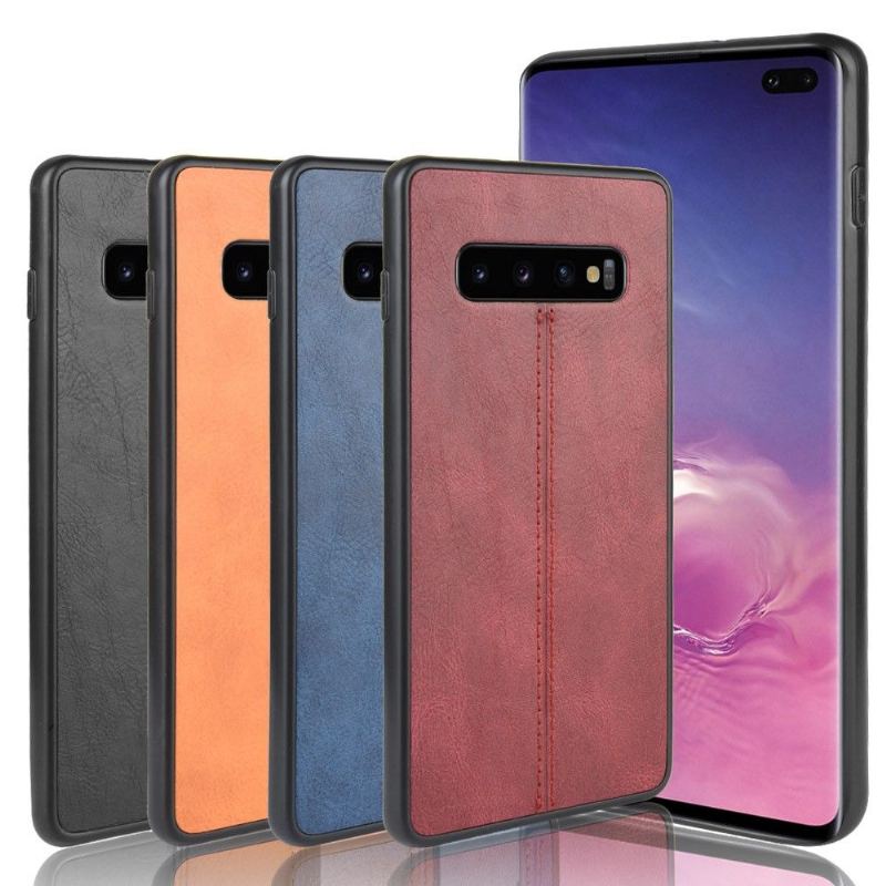 Mobilskal För Samsung Galaxy S10 Plus Lädereffekt