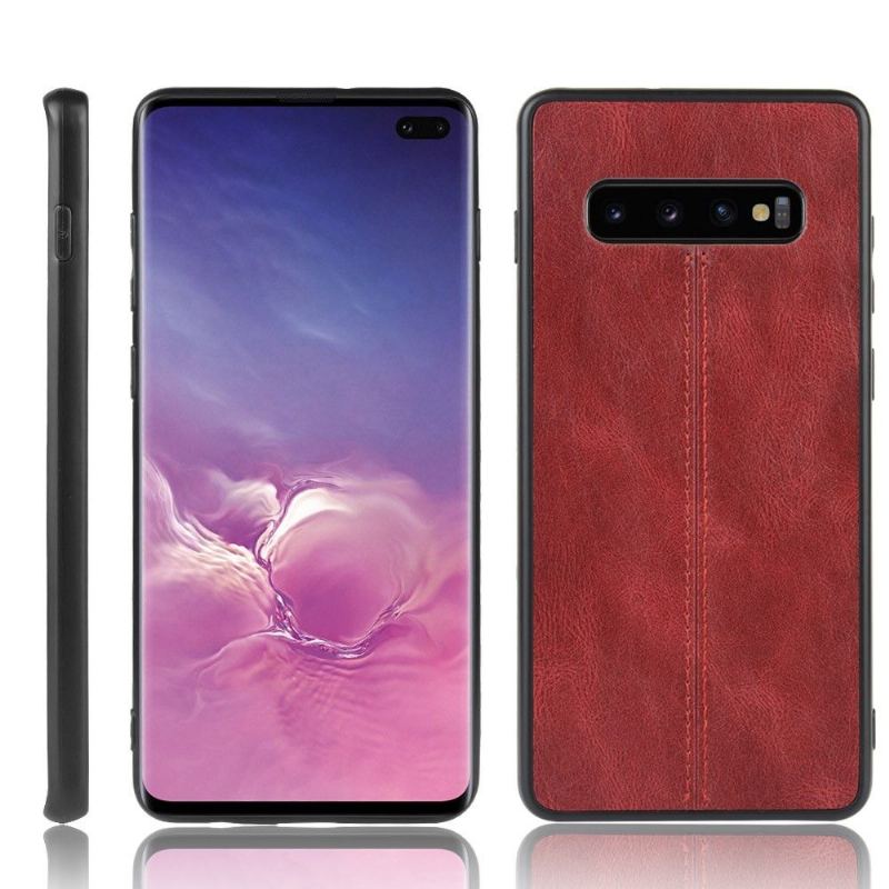 Mobilskal För Samsung Galaxy S10 Plus Lädereffekt