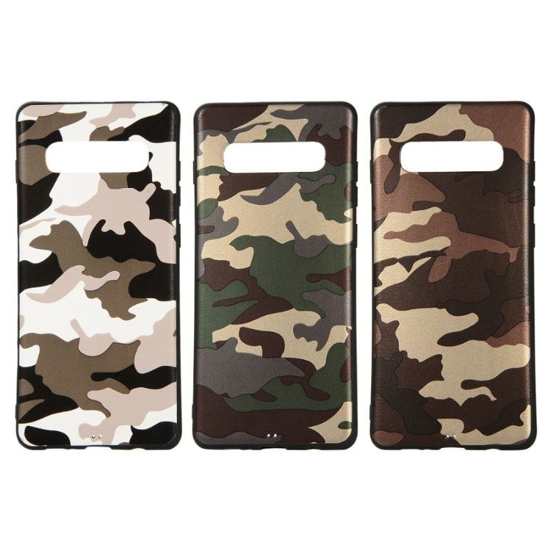 Mobilskal För Samsung Galaxy S10 Plus Militär Camo Gel