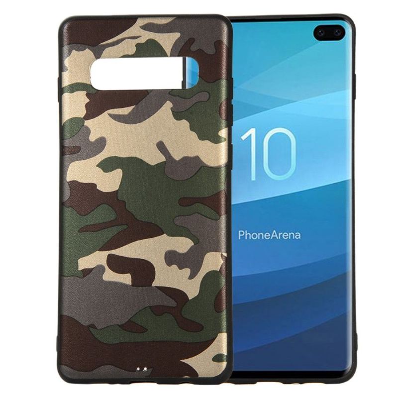 Mobilskal För Samsung Galaxy S10 Plus Militär Camo Gel