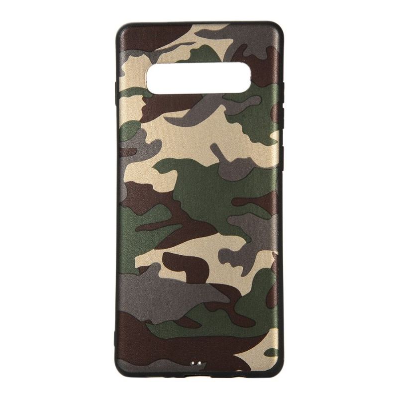 Mobilskal För Samsung Galaxy S10 Plus Militär Camo Gel