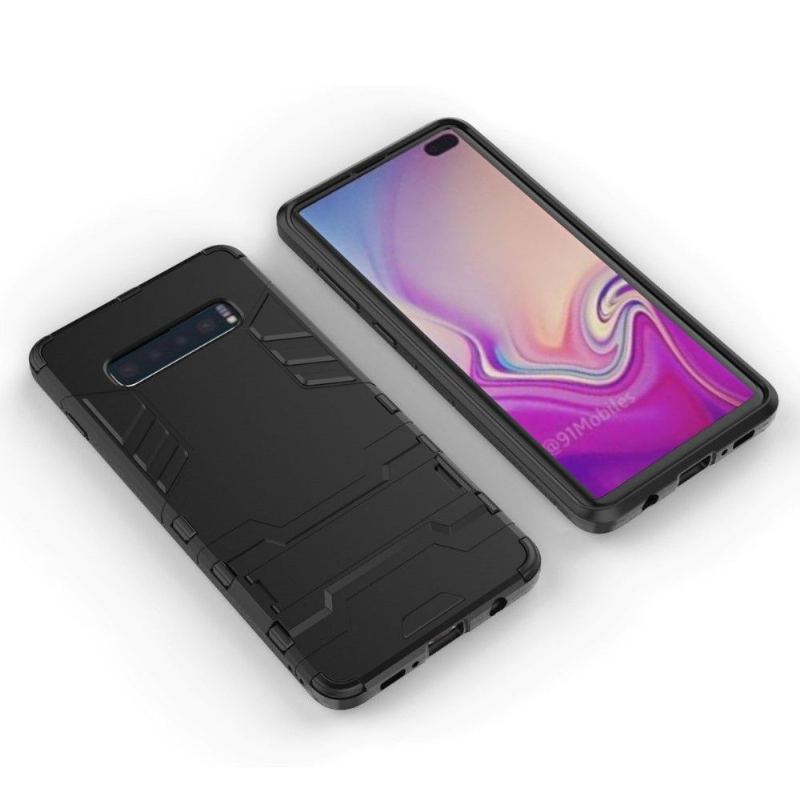 Skal För Samsung Galaxy S10 Plus Cool Guard Stötsäker Med Integrerat Stativ