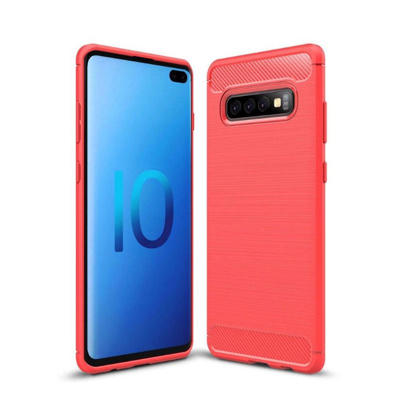 Skal För Samsung Galaxy S10 Plus Kolborstad Gel