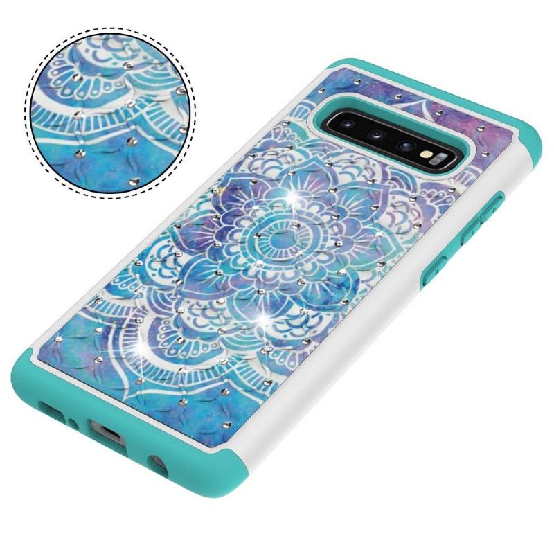 Skal För Samsung Galaxy S10 Plus Stötsäker Blommandala