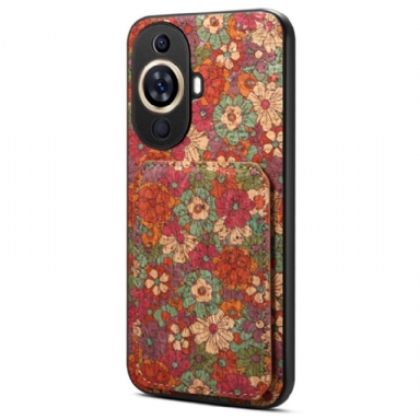 Skal Huawei Nova 12s Telefonfodral Blommönster