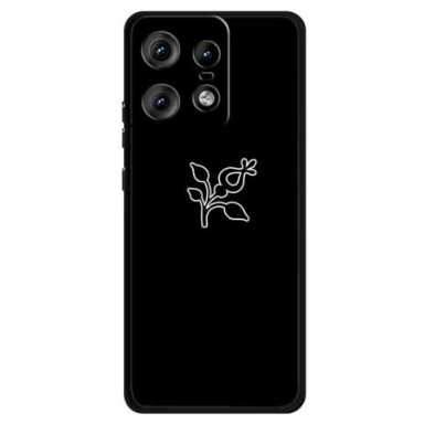 Skal För Motorola Edge 50 Pro Blomstergrafik