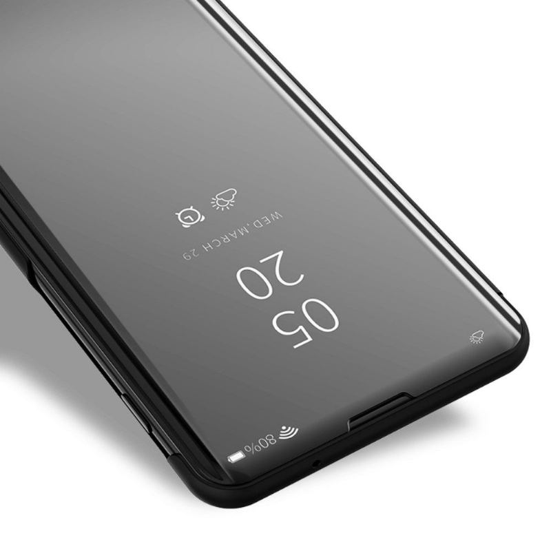 Läderfodral För Xiaomi Mi 9 Folio-fodral Spegeleffekt