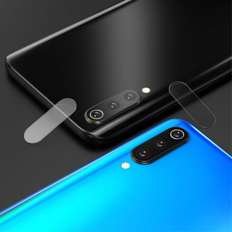 Läderfodral För Xiaomi Mi 9 - Härdat Glas För Bakre Kameralins