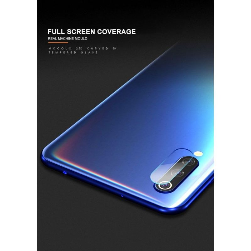 Läderfodral För Xiaomi Mi 9 - Härdat Glas För Bakre Kameralins