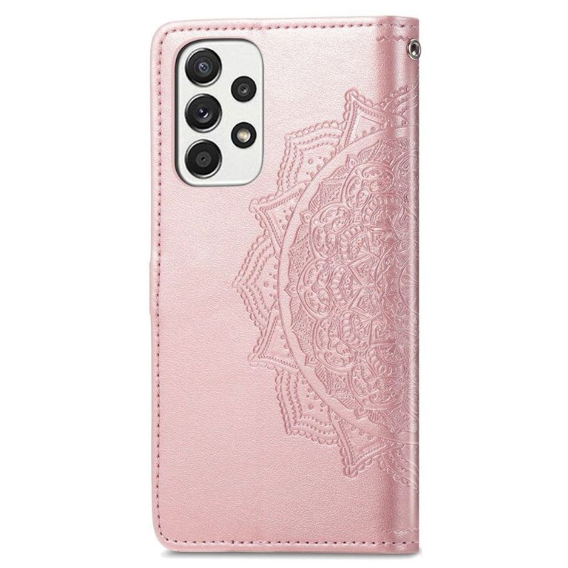 Fodral För Samsung Galaxy A33 5G Mandala Relief I Konstläder