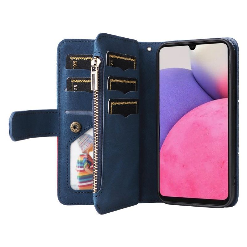 Folio-fodral För Samsung Galaxy A33 5G Bicolor Artistic 002-serien